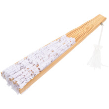 4Pièces Éventails Bambou Pour Usage Artistique