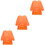 3Pièces Tablier Artistique Enfants Orange Réutilisable 4