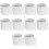 10Pièces Lames Remplacement Stores Verticales Robustes Blanches En PVC 7