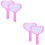 4Pièces Mousse Violet Portable Pointage Main Pour Jeux 8