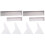2Ensembles Règle Traitement Perles Broderie Acier Compact Usage DIY 2