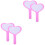4Pièces Mousse Violet Portable Pointage Main Pour Jeux 5
