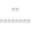 10Pièces Lames Remplacement Stores Verticales Robustes Blanches En PVC 6