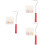 3Pcs Assorted Ceiling and Wall Paint Roller Brush Set Washable Sleeves 6