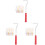 3Pcs Assorted Ceiling and Wall Paint Roller Brush Set Washable Sleeves 2