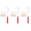 3Pcs Assorted Ceiling and Wall Paint Roller Brush Set Washable Sleeves 4