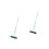 2Pièces Balai Raclette Sol Confortable Caoutchouc PP Usage 6
