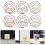 84Pcs Assorted Color Table Picture and Menu Holders Wire Metal Design 9