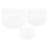 12Pcs Mesh Laundry Washing Bags White Drawstring Laundry Mesh Net Bags 1