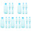 25Pièces Bouteilles Vides Plastique Rangement Liquide 4
