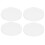 8Pcs White Acrylic Board Smooth Edges for Signs Craft Cake Display 8