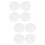 8Pcs White Acrylic Board Smooth Edges for Signs Craft Cake Display 7