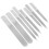 24Pcs Metal Double-Sided Nail Files Silver Manicure Nail Art Tools 10