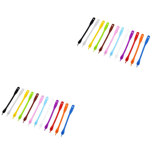 24Pcs Reusable Silicone Drink Markers with Unique Perforation for Cups 2
