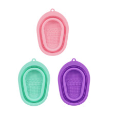 6Pcs Reusable Silicone Brush Cleaner Pads for Cosmetic Makeup Brushes