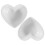 10Pcs White Ceramic Heart Bowls Cute Bowls for Snacks 1