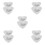10Pcs White Ceramic Heart Bowls Cute Bowls for Snacks 9