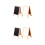 4Pcs Sturdy Wooden Student Chalk Board Erasable Small Whiteboard 5