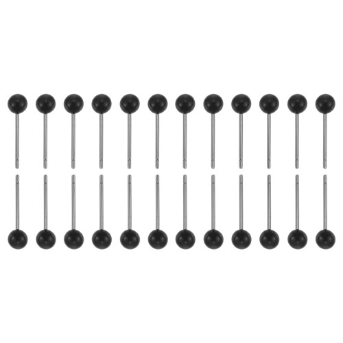 100Pcs Simulated Black Plastic Doll Eyes DIY Craft Doll Accessories