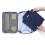 2Pcs Dark Blue Crochet Tool Knitting Bag Yarn Storage Hand Tool Tote 11