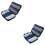2Pcs Dark Blue Crochet Tool Knitting Bag Yarn Storage Hand Tool Tote 6