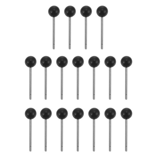 100Pcs Simulated Black Plastic Doll Eyes DIY Craft Doll Accessories 1