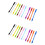 24Pcs Reusable Silicone Drink Markers with Unique Perforation for Cups 5