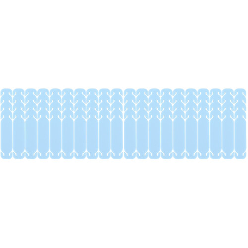 20Pcs Premium Mask Making Ear Rope Buckle Light Blue Easy Install Hook 1