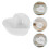 10Pcs White Ceramic Heart Bowls Cute Bowls for Snacks 11