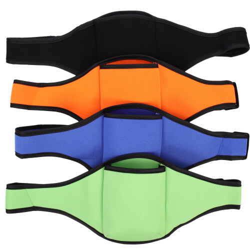 8Pcs Practical Black Microphone Pouch Bags with Pocket for Mic Storage