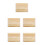 5Pièces Bamboo Beige Design Pour Salle De Bain Spa 6