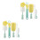 2Pcs Multi-Use Milk Bottle & Straw Brushes Durable Sponge Cleaning Set 7