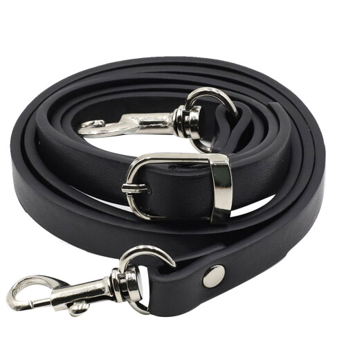 2Pcs Black PU Shoulder Strap Replacement for