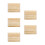 5Pièces Bamboo Beige Design Pour Salle De Bain Spa 9