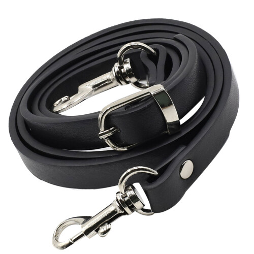 2Pcs Black PU Shoulder Strap Replacement for 1