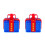 2Sets Realistic Plastic Gift Box Statue Multi Color Desktop Decoration 9