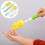 2Pcs Multi-Use Milk Bottle & Straw Brushes Durable Sponge Cleaning Set 10
