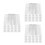 60Pcs Reusable Transparent Plastic Book Covers Clear Sleeve Protectors 8