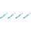 4Pcs Plastic Turtle Shell Brush Sky-Blue Double-Sided for 6