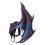 2Pcs Purple Costume Creative 3D Wing Props for Kids 2