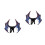2Pcs Purple Costume Creative 3D Wing Props for Kids 7