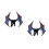2Pcs Purple Costume Creative 3D Wing Props for Kids 6