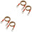 2Pcs Adjustable Light Brown Pe Swing Rope for Tree Swings Durable 4