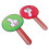 10Pcs Sturdy PVC Reusable Voting Paddle Multi Color Teacher Board 2