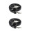 2Pcs Black PU Shoulder Strap Replacement for 9