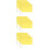 12Pcs Yellow Match Referee Flags High Visibility Handheld Sports Flags 9
