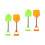 4Pcs Plastic Sand Toys Assorted Beach Play 4