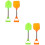 4Pcs Plastic Sand Toys Assorted Beach Play 6