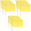 12Pcs Yellow Match Referee Flags High Visibility Handheld Sports Flags 5
