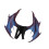 2Pcs Purple Costume Creative 3D Wing Props for Kids 3